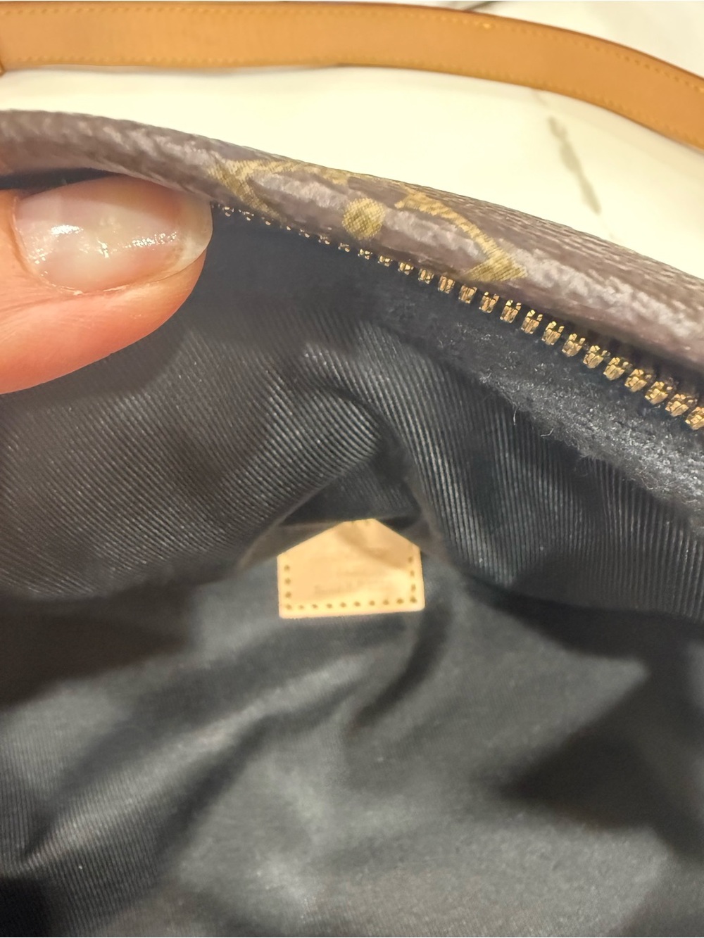Louis Vuitton Classic Monogram Canvas Crossbody Belt Bag in Brown and Tan - Picture 2 of 11